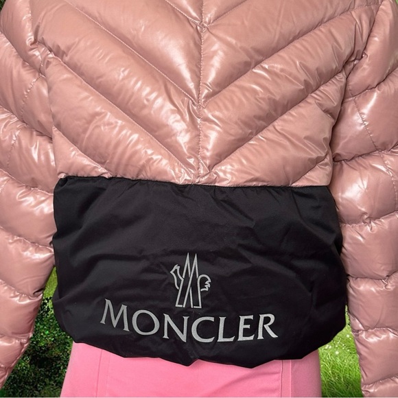 AUNTHENTIC MONCLER MORGA PINK JACKET SIZE 1 - Picture 7 of 16